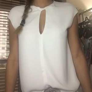 Zara white blouse